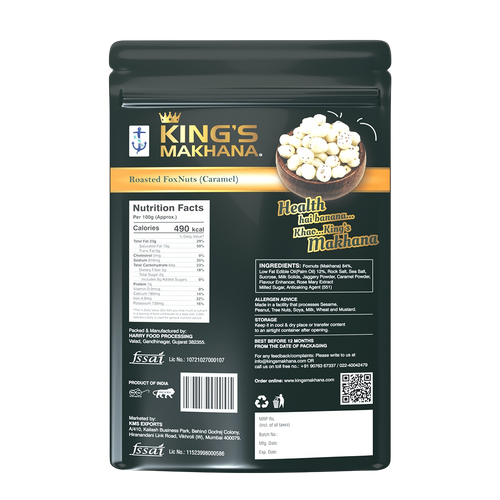 King's Makhana Caramel Flavour – 60g