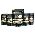 KING’S MAKHANA COMBO PACK OF 5  |Caramel, Cheddar cheese, Cream &amp; Onion, salted (60 gm each ); Raw (100g )